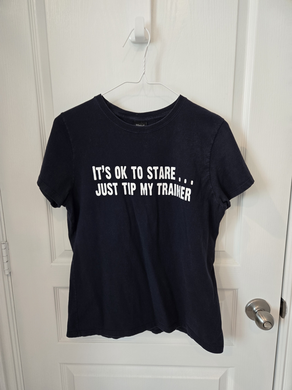 Graphic Tee "It's OK to Stare... Just Tip My Trainer"